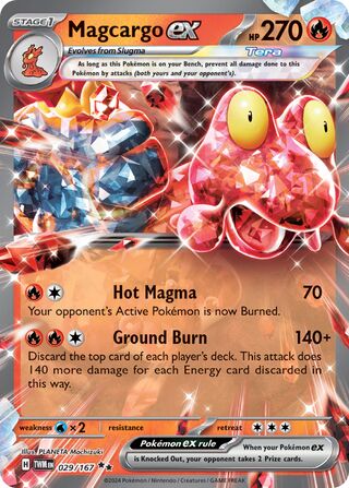 Magcargo ex 029/167 - Twilight Masquerade