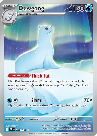 Dewgong 097/094 - Phantasmal Flames