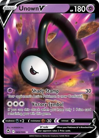 Unown V 065/195 - Silver Tempest