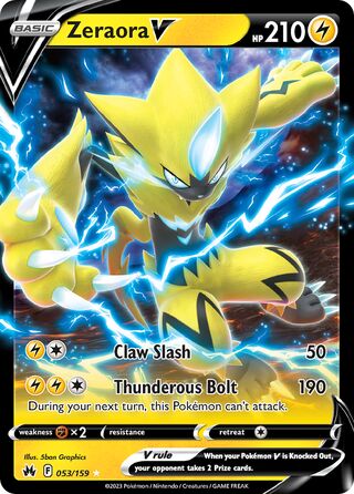 Zeraora V 053/159 - Crown Zenith