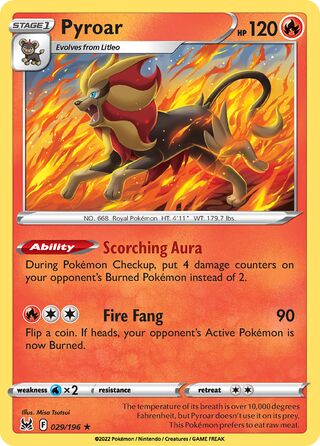 Pyroar 029/196 - Lost Origin