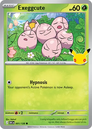 Exeggcute 001/128 - 30th Celebration