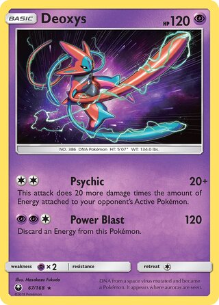 Deoxys 67/168 - Celestial Storm