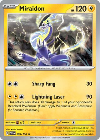 Miraidon 080/198 - Scarlet & Violet Base