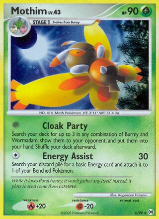 Mothim 6/99 - Arceus