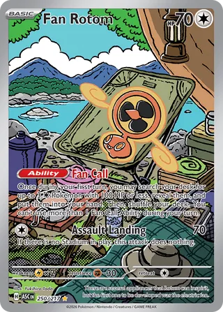 Fan Rotom 250/217 - Ascended Heroes