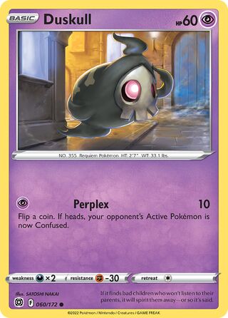 Duskull 060/172 - Brilliant Stars