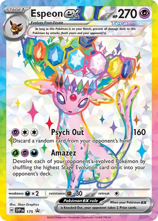 Espeon ex 175 - Scarlet & Violet Promos