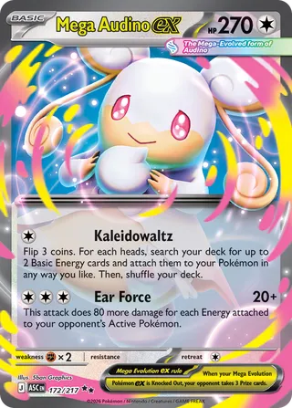 Mega Audino ex 172/217 - Ascended Heroes
