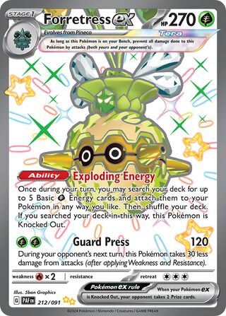 Forretress ex 212/091 - Paldean Fates