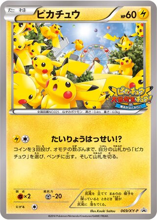 Pikachu Xy Promos 069 Xy P 069/XY-P