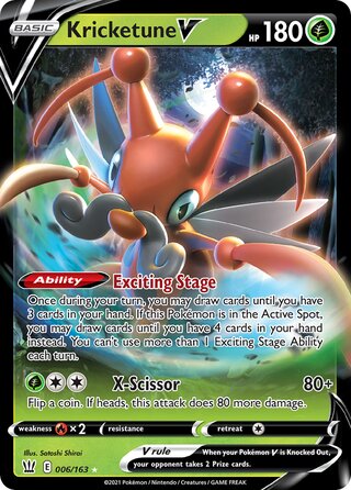 Kricketune V 006/163 - Battle Styles