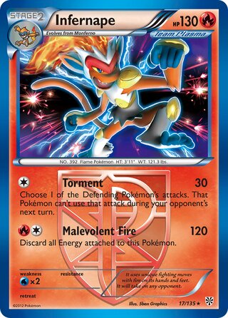 Infernape 17/135 - Plasma Storm