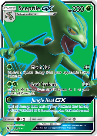 Sceptile-GX 196/214 - Lost Thunder