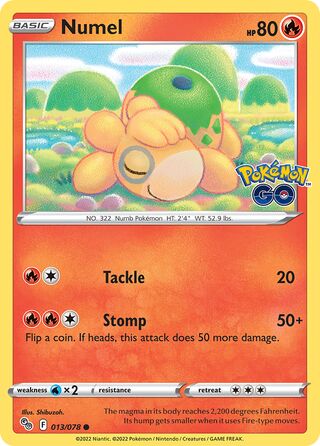 Numel 013/078 - Pokémon GO