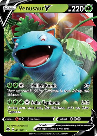 Venusaur V 001/073 - Champion's Path