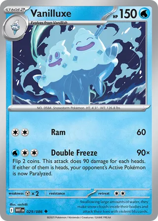 Vanilluxe 029/086 - White Flare