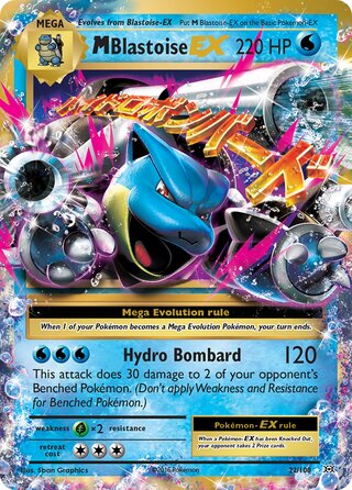 M Blastoise-EX 22/108 - Evolutions