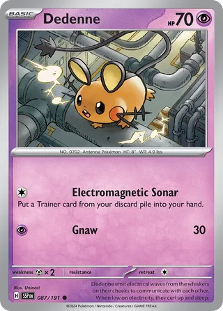Dedenne 087/191 - Surging Sparks