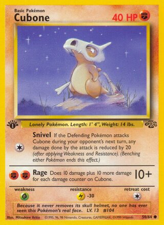Cubone 50/64 - Jungle