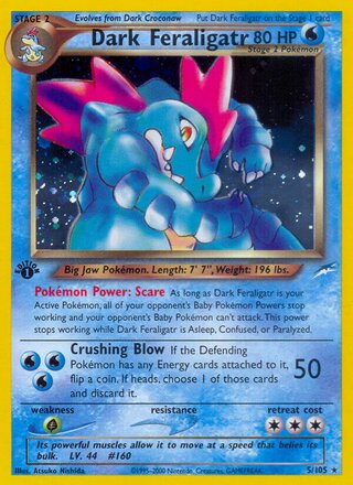 Dark Feraligatr 5/105 - Neo Destiny