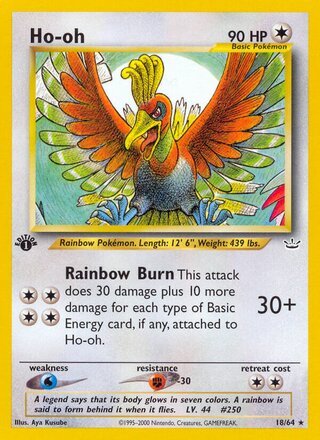 Ho-oh 18/64 - Neo Revelation