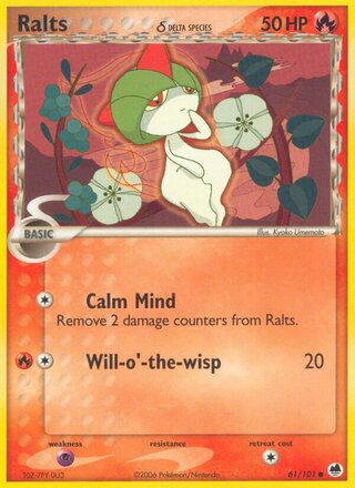 Ralts 61/101 - Dragon Frontiers