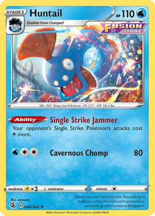 Huntail 066/264 - Fusion Strike
