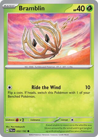 Bramblin 022/193 - Paldea Evolved