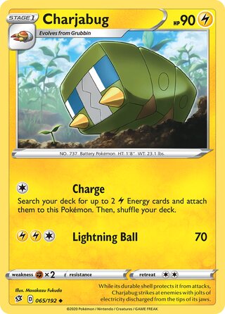 Charjabug 065/192 - Rebel Clash