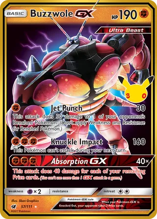 Buzzwole-GX 57/111 - 30th Celebration