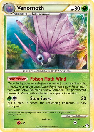 Venomoth 11/102 - Triumphant