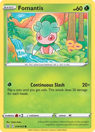 Fomantis 014/163 - Battle Styles
