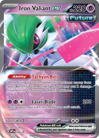 Iron Valiant ex 068 - Scarlet & Violet Promos