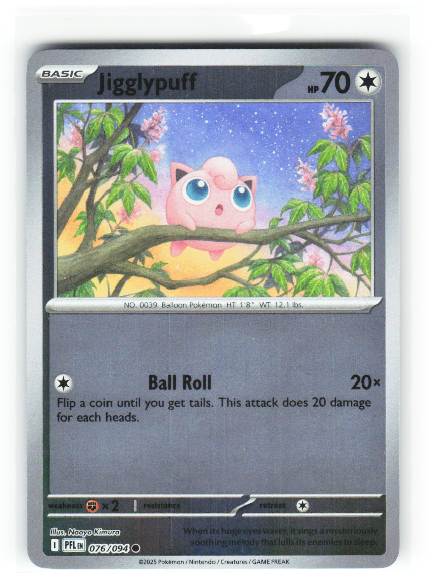 Jigglypuff 076/094 - Phantasmal Flames - NM (ID: 53134931906142) - front