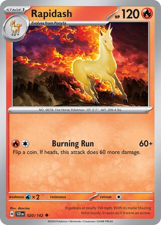 Rapidash 020/142 - Stellar Crown