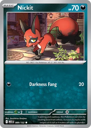 Nickit 089/132 - Mega Evolution Base