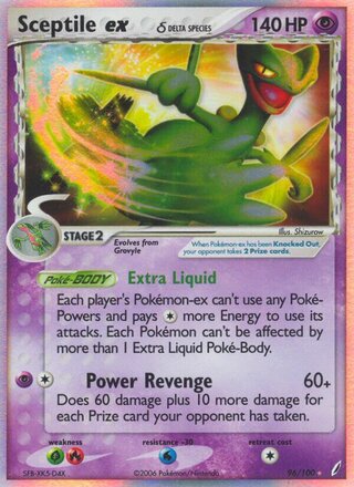 Sceptile ex 96/100 - Crystal Guardians