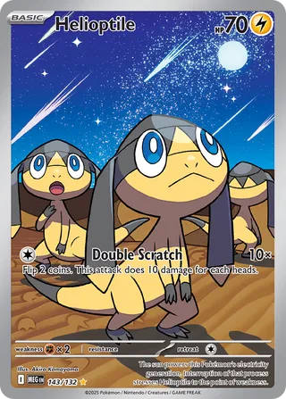 Helioptile 143/132 - Mega Evolution Base