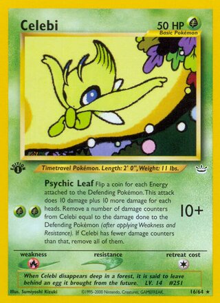 Celebi 16/64 - Neo Revelation