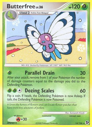 Butterfree 14/106 - Emerald