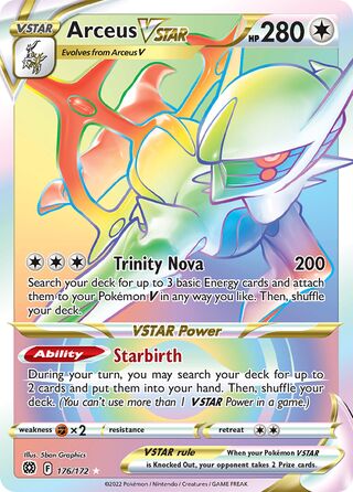 Arceus VSTAR 176/172 - Brilliant Stars