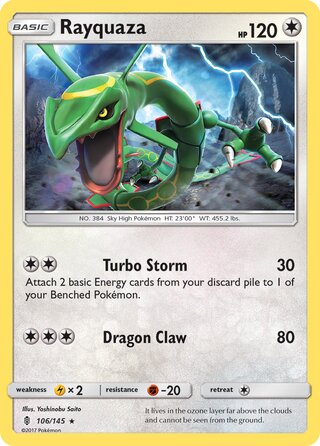 Rayquaza 106/145 - Guardians Rising