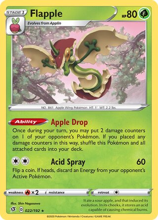 Flapple 022/192 - Rebel Clash