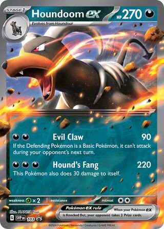 Houndoom ex 103 - Scarlet & Violet Promos