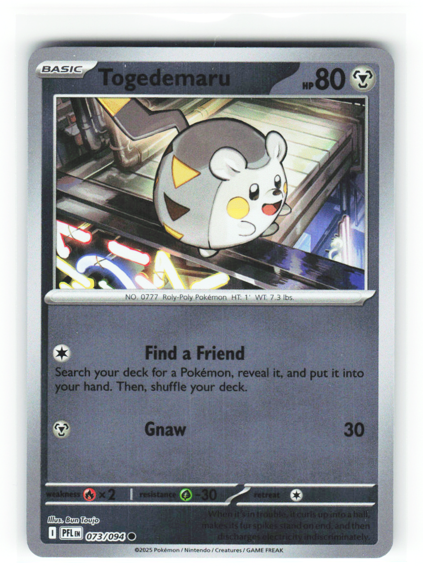 Togedemaru 073/094 - Phantasmal Flames - NM (ID: 53134931653476) - front