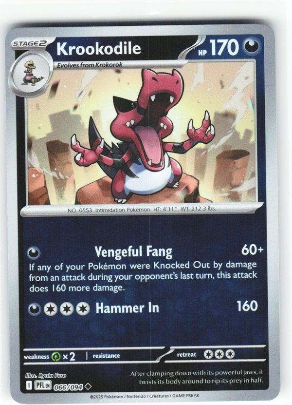 Krookodile 066/094 - Phantasmal Flames - NM (ID: 53134931211365) - front