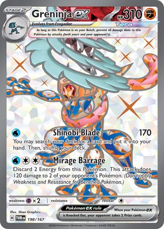 Greninja ex 198/167 - Twilight Masquerade