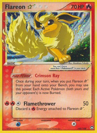 Flareon ☆ 100/108 - Power Keepers
