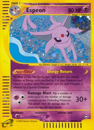 Espeon H9/H32 - Aquapolis